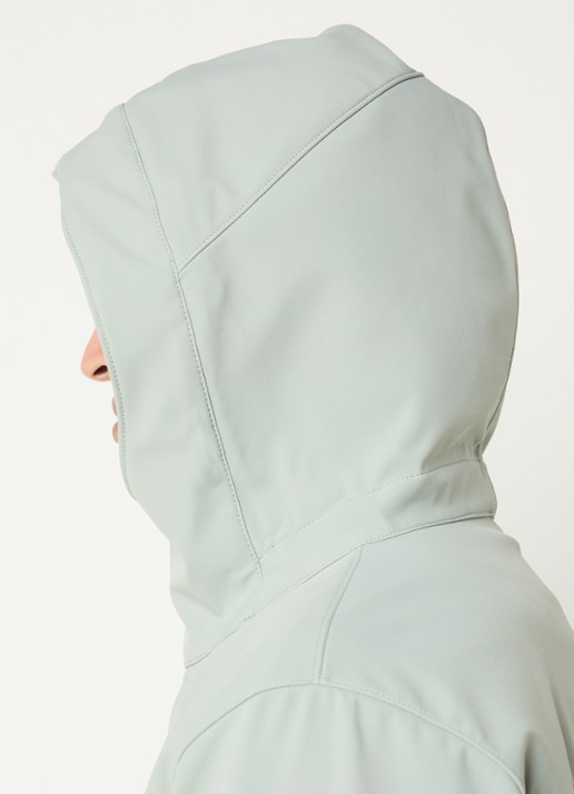 Stone Island S0A22 jack met capuchon en logo - detail 5 lindegroen
