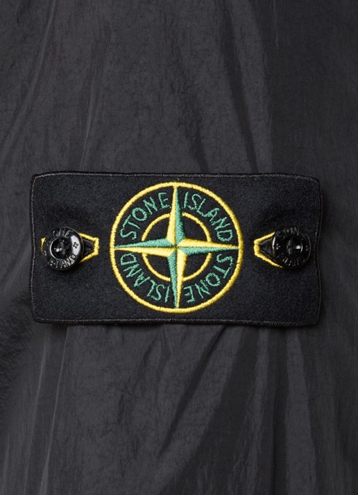 Stone Island S0A23 jack met logo en steekzakken - detail 5 zwart