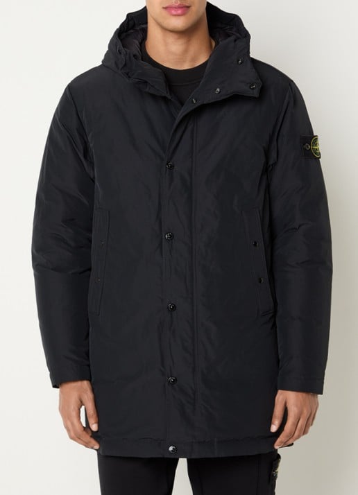 Stone Island S0A26 gewatteerd jack met capuchon