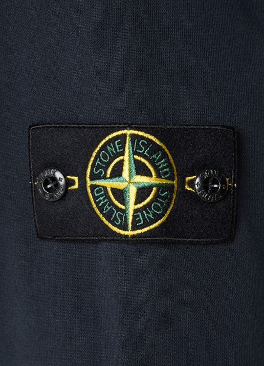 Stone Island S0B50 Longsleeve met logo - detail 5 donkerblauw