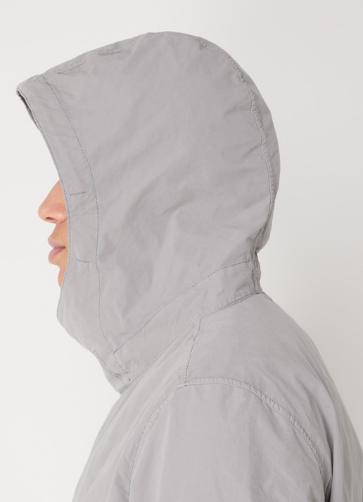 Stone Island S0F33 Jack met capuchon en logo - detail 5 grijs
