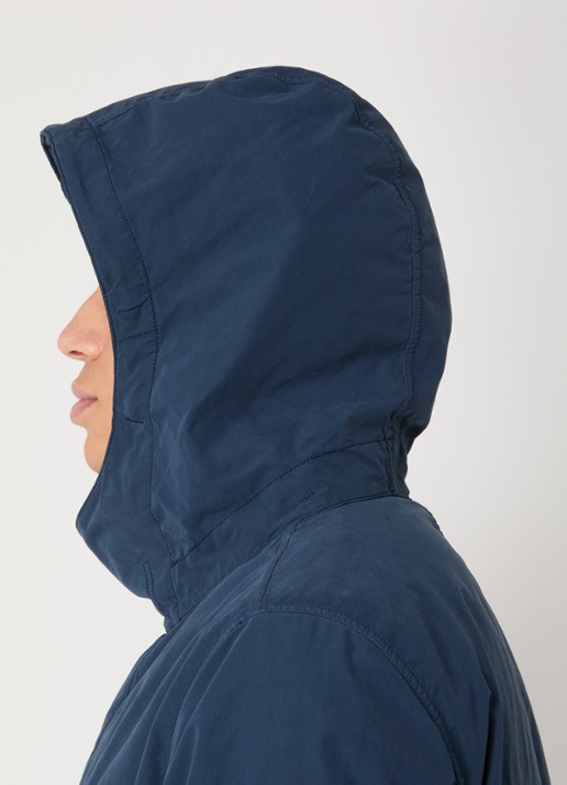 Stone Island S0F33 Jack met capuchon en logo - detail 5 indigo