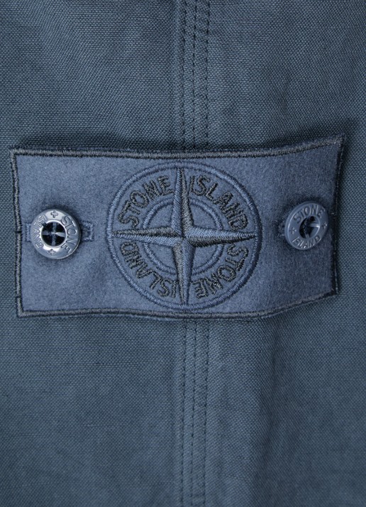 Stone Island S0F36 Tapered fit broek met logo - detail 3 indigo