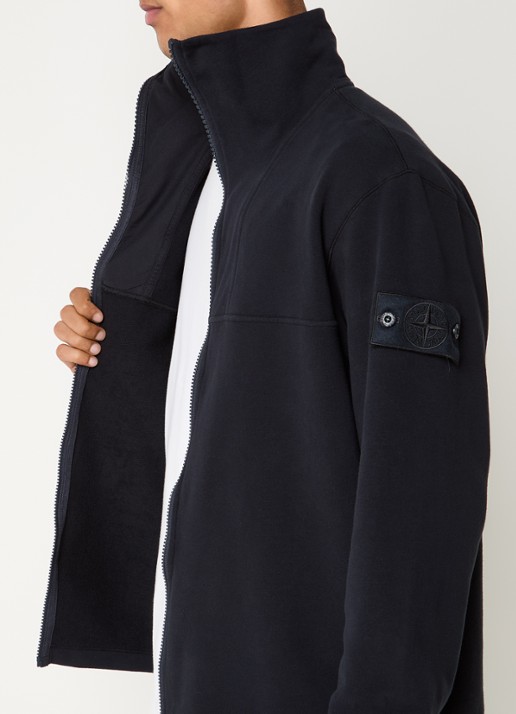 Stone Island S0F53 vest met logo - detail 2 donkerblauw
