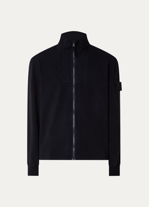 Stone Island S0F53 vest met logo - voorkant 4 donkerblauw
