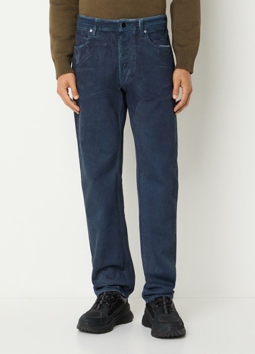 Stone Island S0J31 straight fit jeans met gekleurde wassing