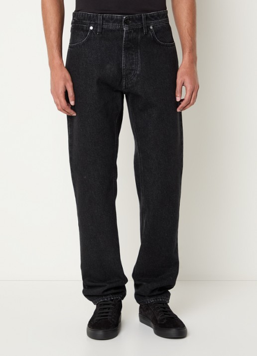 Stone Island S0J32 straight fit jeans met gekleurde wassing en steekzakken
