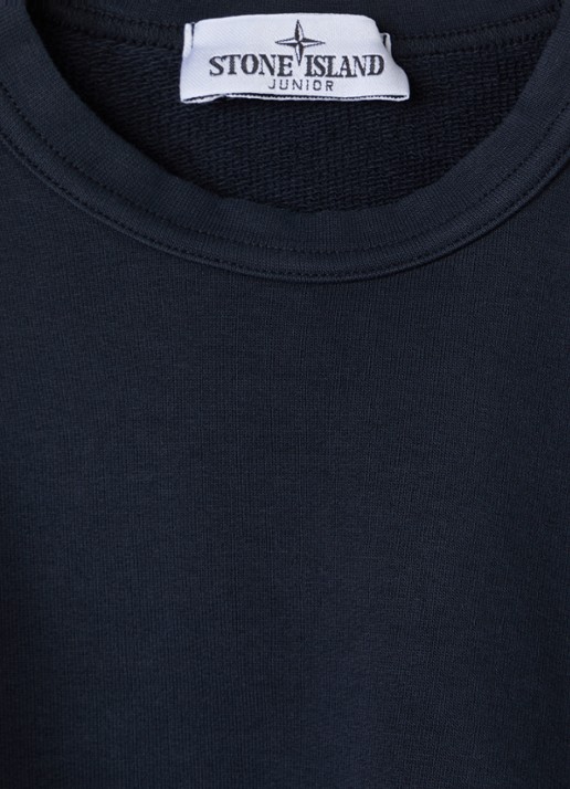 Stone Island SO062 Felpa sweater met logo - detail 3 donkerblauw