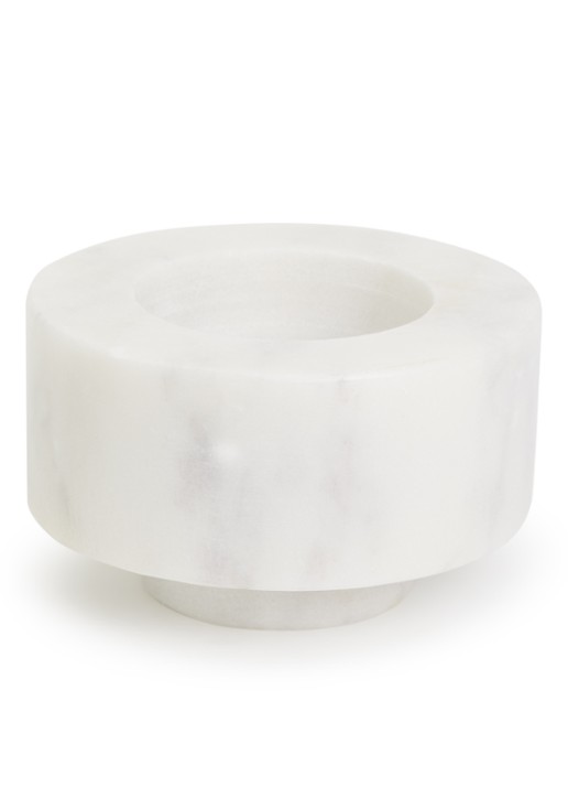 Stoned Marmer reversible kaarshouder 9 cm - voorkant wit
