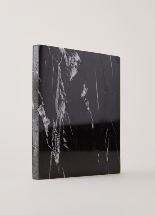 Stoned Onderzetter van marmer - detail 3 zwart