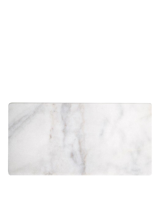 Stoned Serveerplank van marmer 30 cm - detail 2 wit