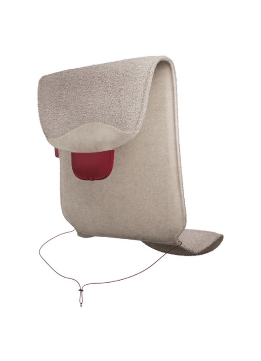 Stoov Big Hug³ XL stoelverwarmer - achterkant beige
