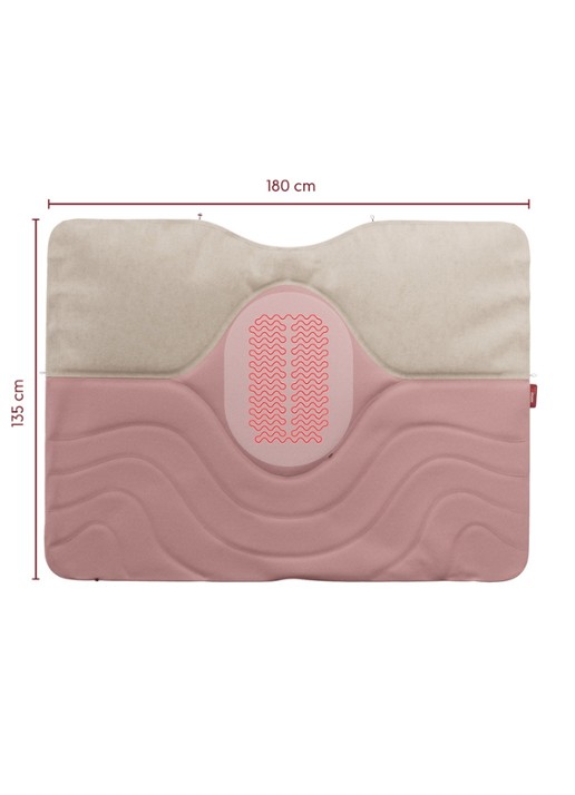 Stoov Huge Hug³ warmtedeken - detail 2 roze