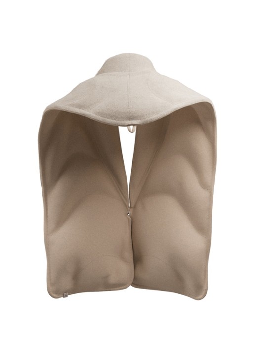 Stoov Kokoon³ XL sjaal 35 x 190 cm - achterkant 6 beige