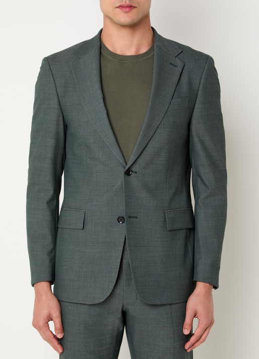 Strellson Alzer regular fit colbert met klepzakken