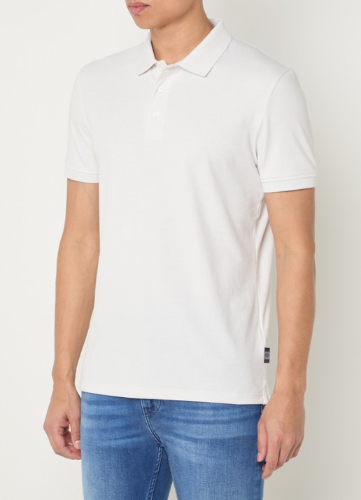 Strellson Edgar regular fit polo met stretch