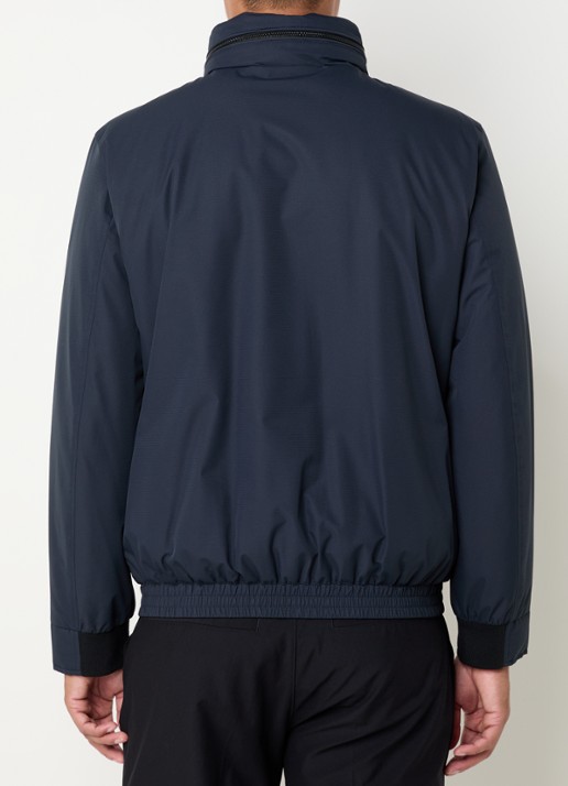Strellson Gewatteerd jack met opstaande kraag - achterkant 4 donkerblauw