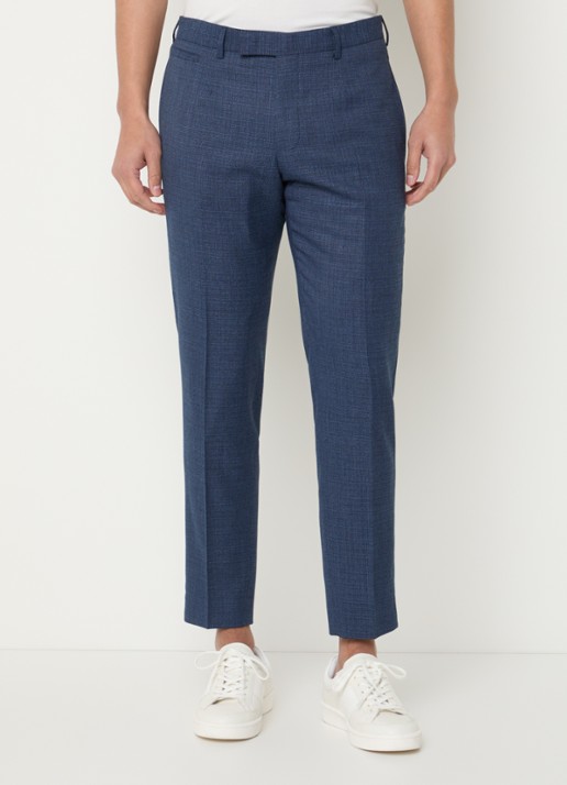 Strellson Kynd tapered fit chino met gemêleerd dessin en steekzakken