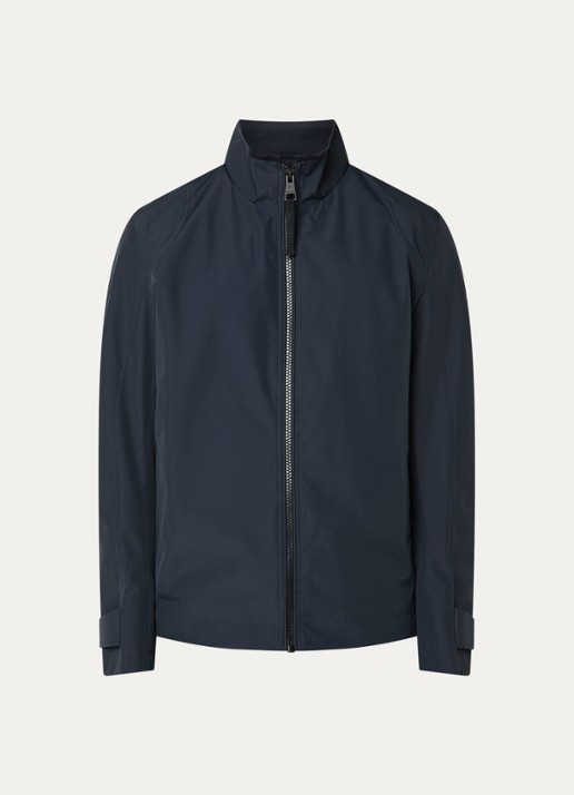 Strellson Lucca softshell jack met ritszakken - voorkant 2 donkerblauw