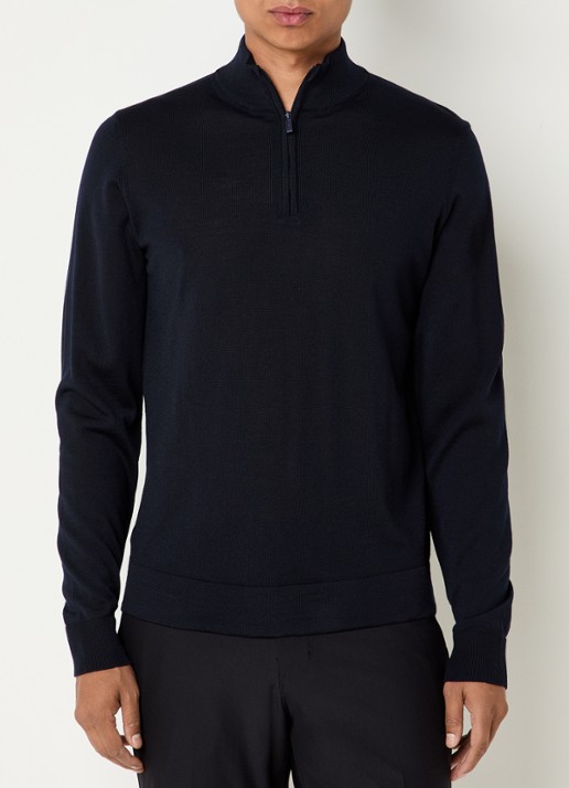 Strellson Marek fijngebreide pullover van scheerwol