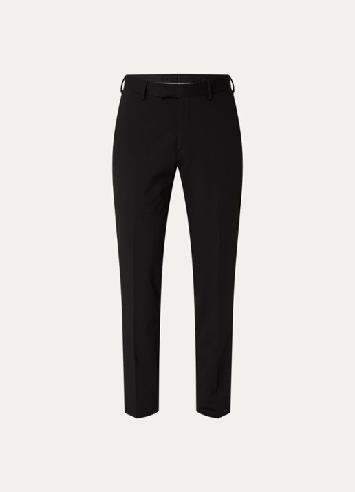 Strellson Melwin slim fit pantalon met steekzakken - voorkant 5 zwart
