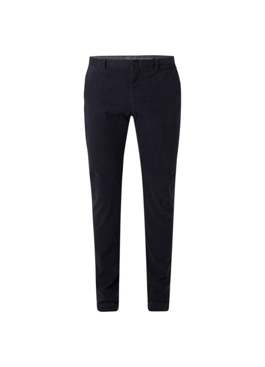 Strellson Rypton regular fit chino met stretch - voorkant donkerblauw