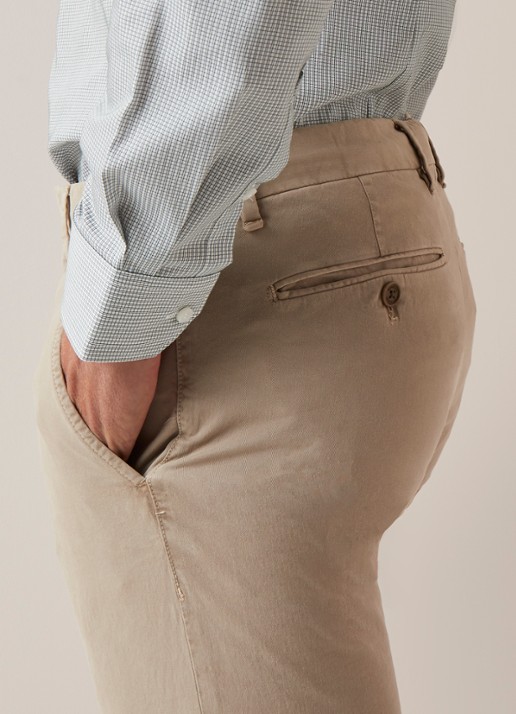 Strellson Rypton regular fit chino met stretch - detail 5 beige