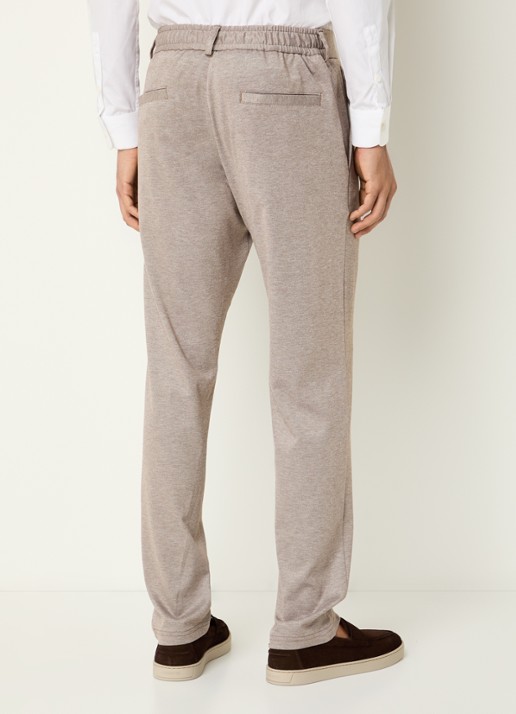 Strellson Tius slim fit pantalon met steekzakken - achterkant 3 rood