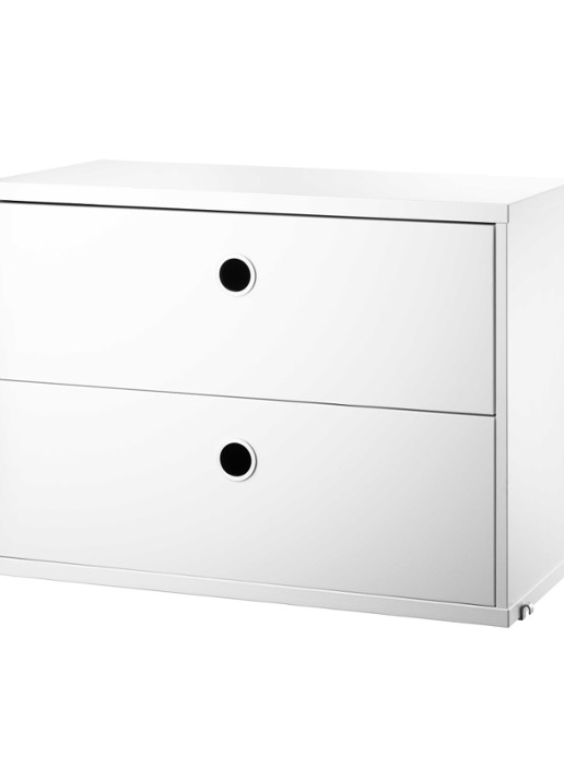 String Furniture Cabinet with two drawers