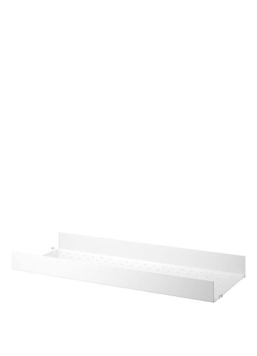 String Furniture Metal Shelf High Edge wandplank 78 x 30 cm