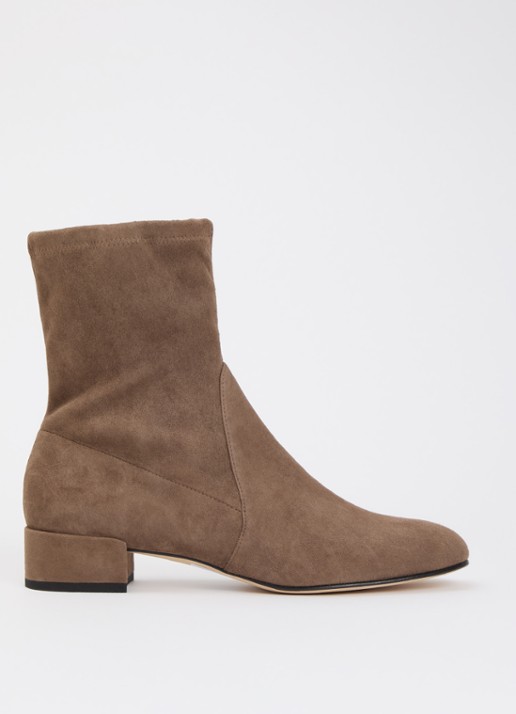 Stuart Weitzman Bacari enkellaarsje van suède