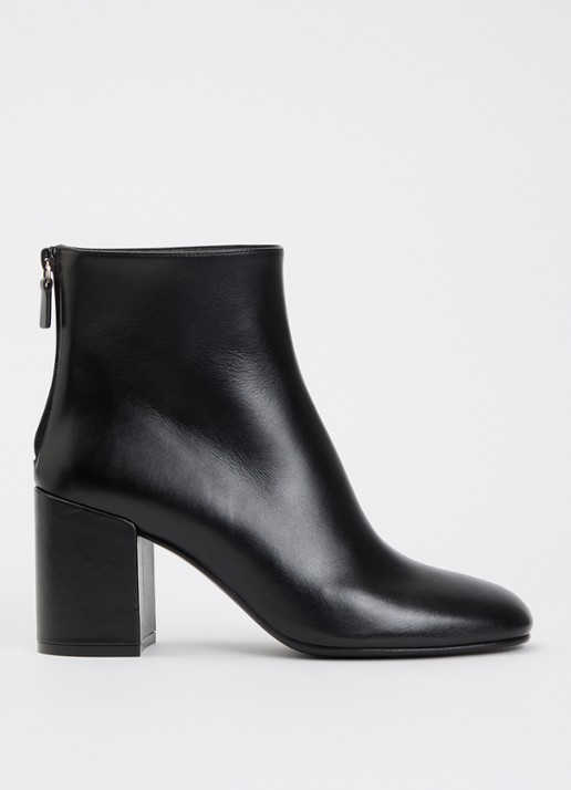 Stuart Weitzman Bacari Zip enkellaarsje van leer