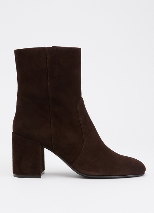 Stuart Weitzman Nubacari 75 enkellaarsje van suède