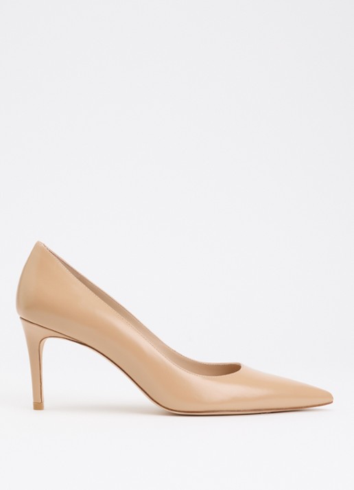 Stuart Weitzman Stuart Power 75 pump van kalfsleer