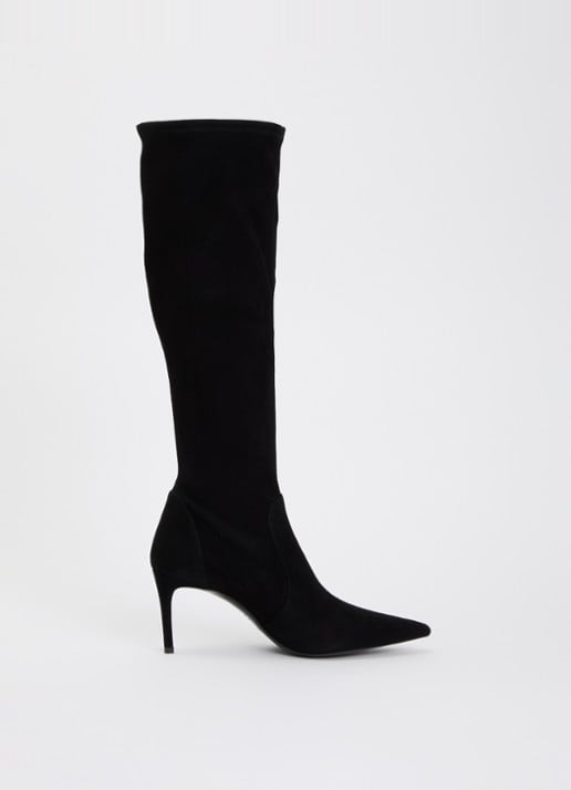 Stuart Weitzman Stuart Power laars van leer