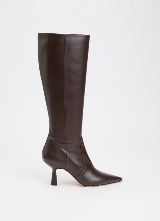 Stuart Weitzman Stuart Supersculpt 75 laars van leer