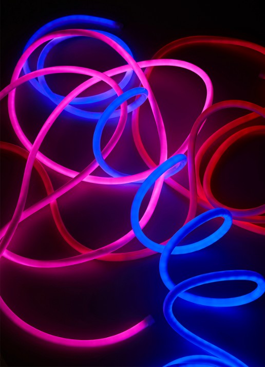 Studio About Flex Tube ledverlichting 5 meter - achterkant blauw