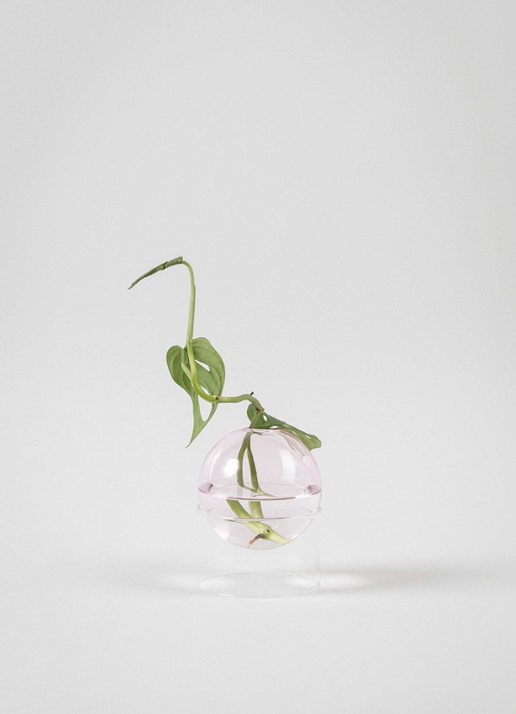 Studio About Flower Bubble vaas 10 cm - detail 4 roze