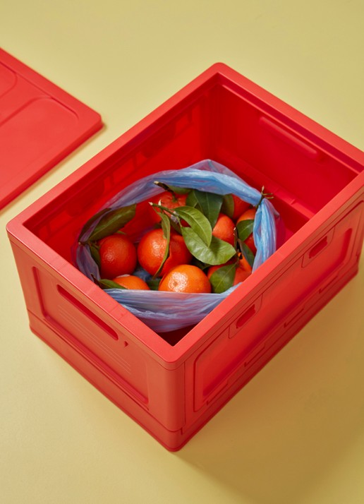 Studio About Large opbergbox 35,5 x 50 cm - detail 7 rood