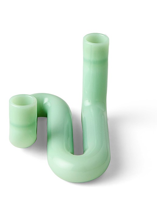 Studio About Wave kandelaar 10 cm - achterkant gebroken wit