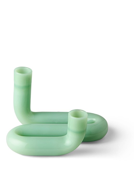 Studio About Wave kandelaar 10 cm - voorkant 2 gebroken wit