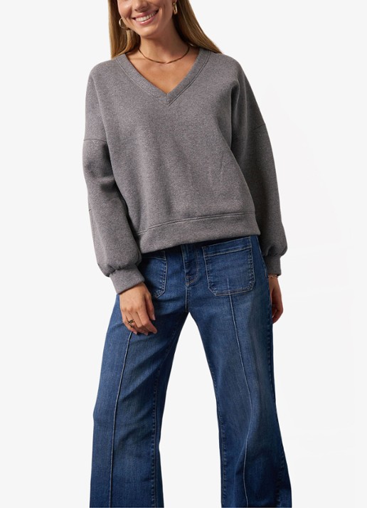 Studio Anneloes Annabel sweater met V-hals