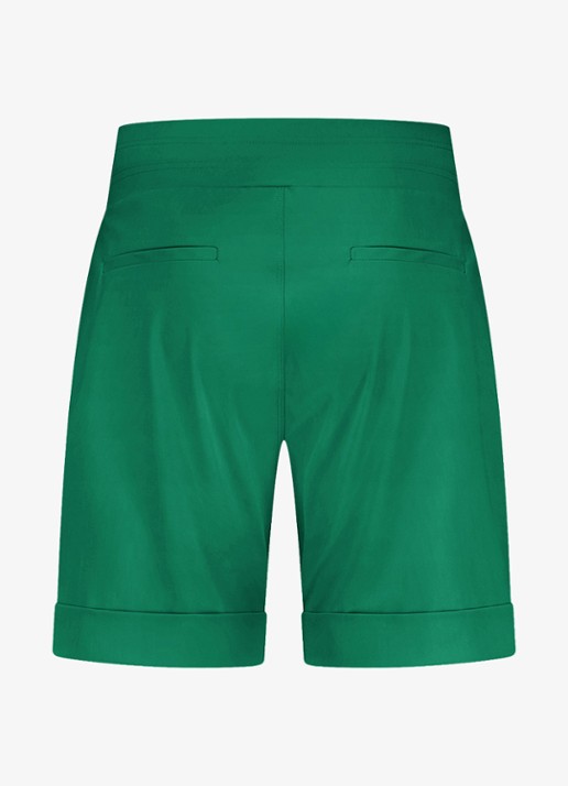 Studio Anneloes City high waist loose fit korte broek  - detail 4 groen