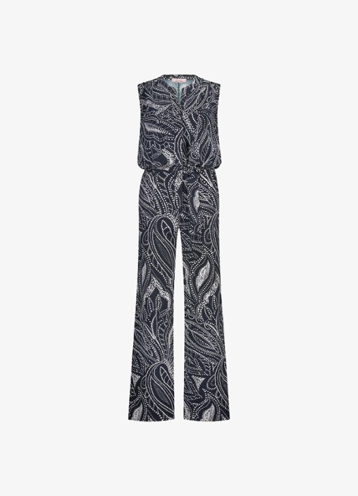 Studio Anneloes Ellis wide fit jumpsuit met print en steekzakken