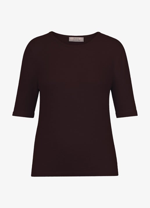 Studio Anneloes Felica fijngebreide pullover met ronde hals