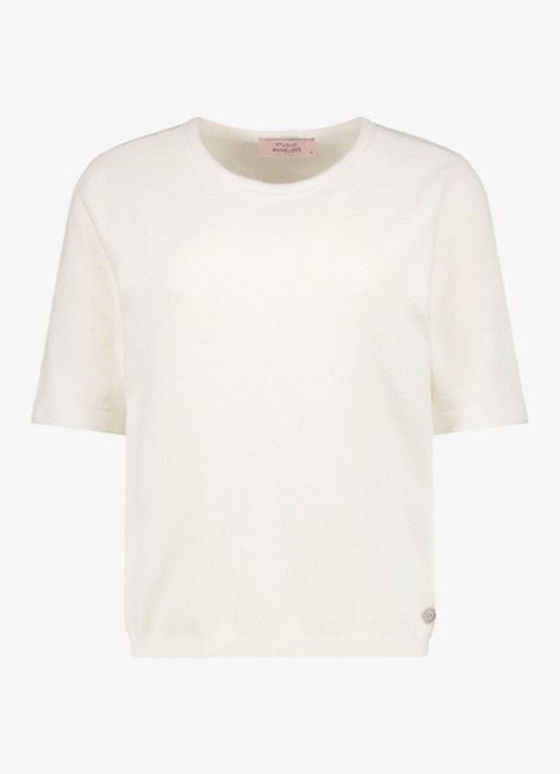 Studio Anneloes Felica pullover - voorkant 4 gebroken wit