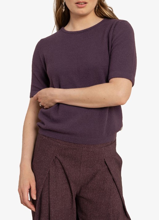 Studio Anneloes Felica pullover - detail 3 paars