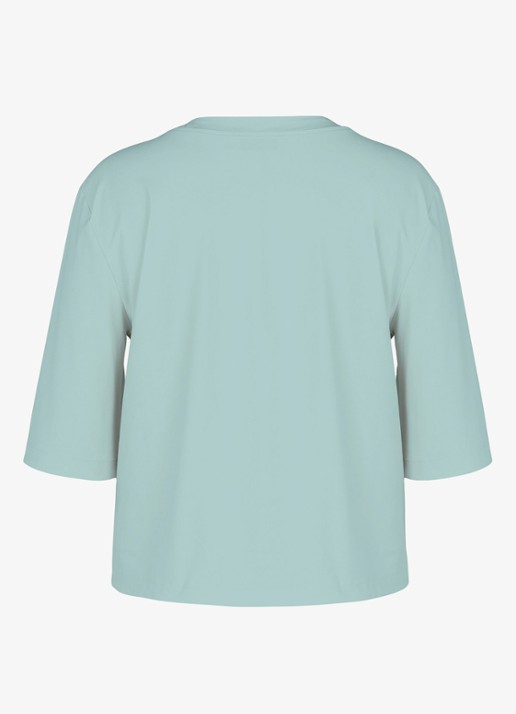 Studio Anneloes Fione T-shirt met halflange mouw - detail 2 groen