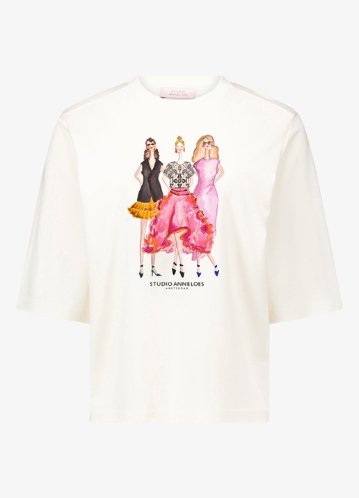 Studio Anneloes Fiore Anniversary T-shirt met print