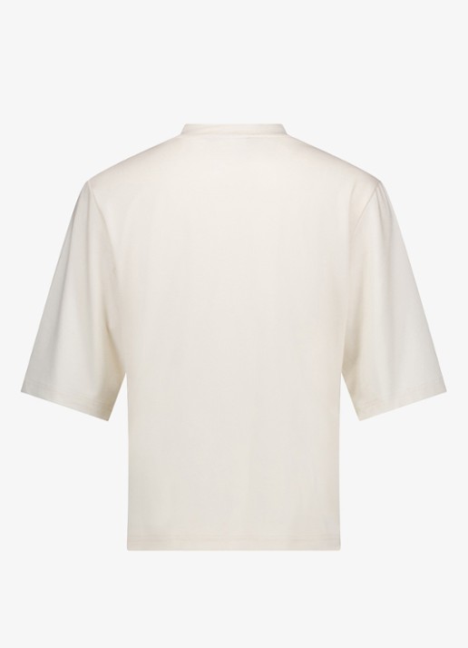 Studio Anneloes Fiore T-shirt met ronde hals - achterkant 3 wit